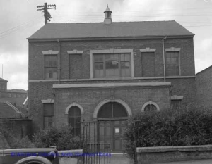 Hanley, New Street Baptist chapel before demolition, Aug 1951